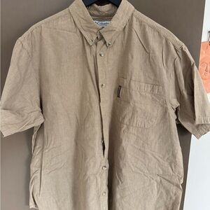 Columbia Tan Short Sleeve Shirt